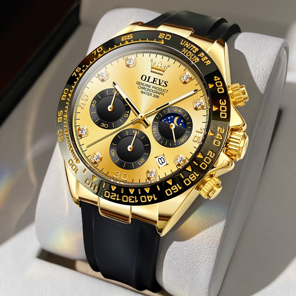 OLEVS bracelet en Silicone multifonction GOLD