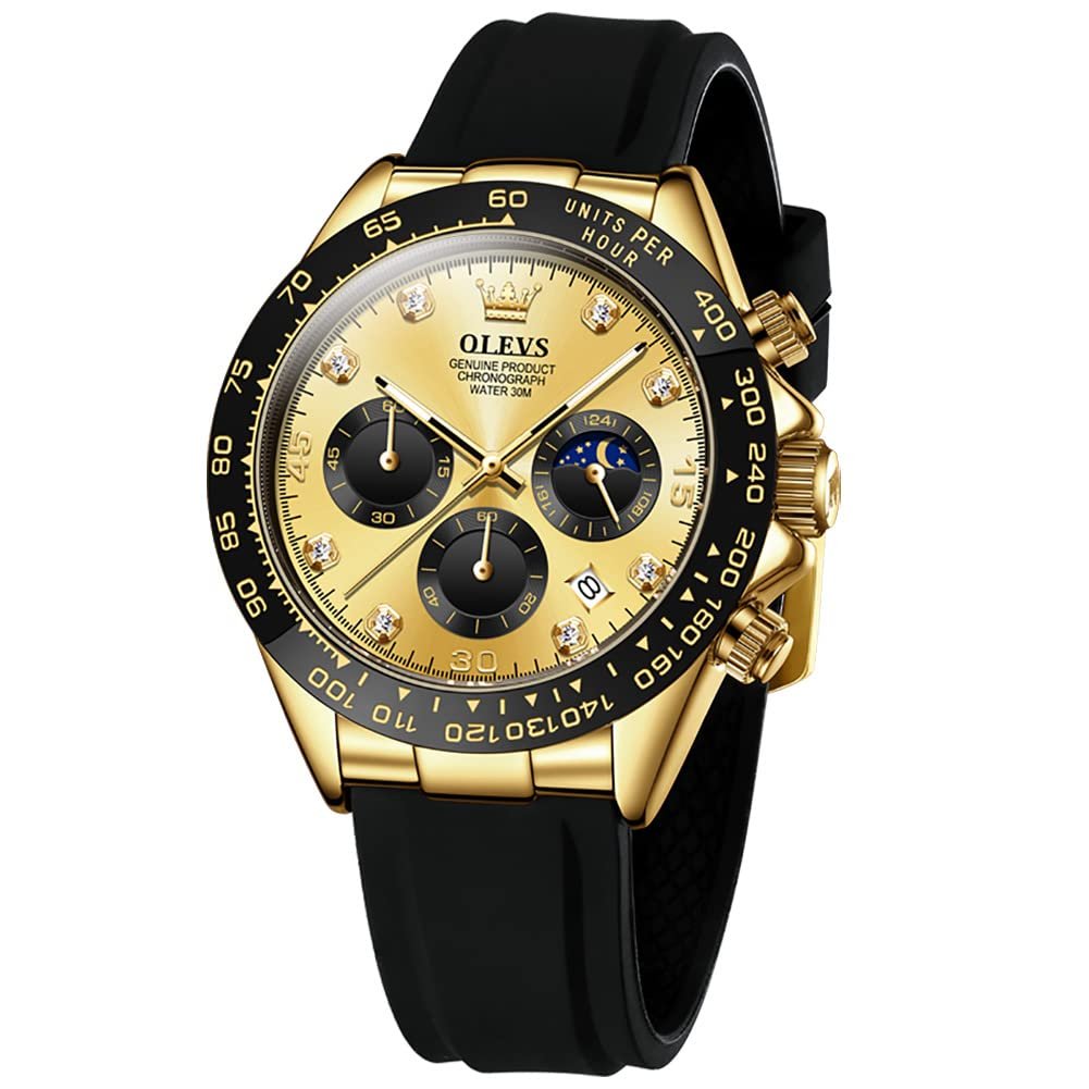 OLEVS bracelet en Silicone multifonction GOLD – Image 7
