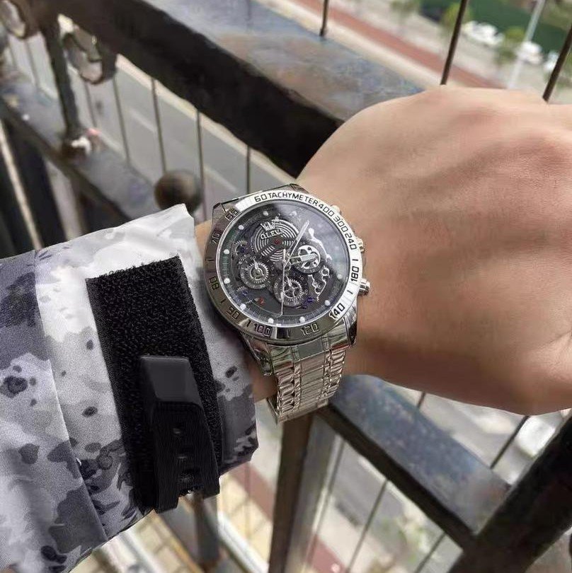 Montre olevs en acier argente – Image 6